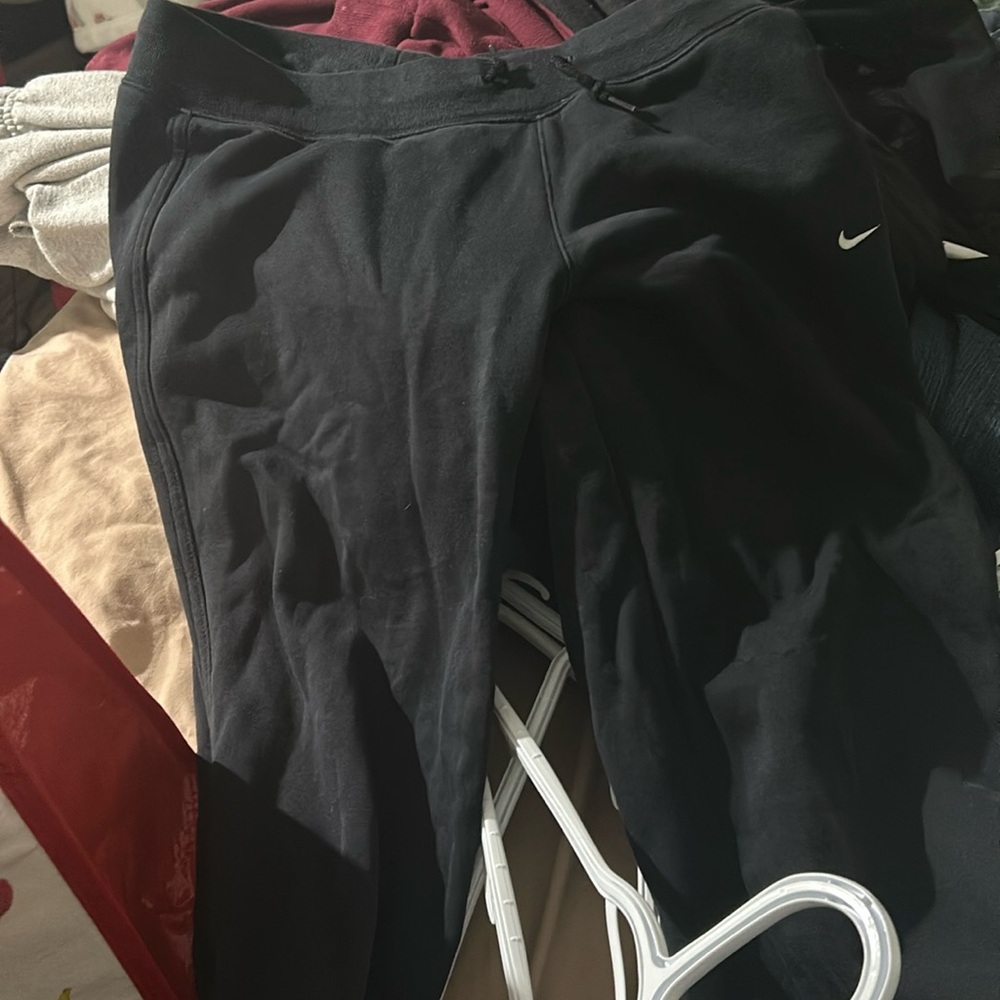Nike sweats yoga pants open leg